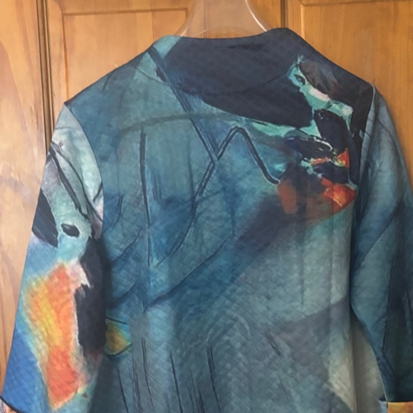 Radzoli Multicolor Abstract Jacket - Picture 10 of 15
